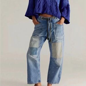 NWT 🏷️ WE THE FREE Moxie Barrel Jeans - Truest Blue Size 31